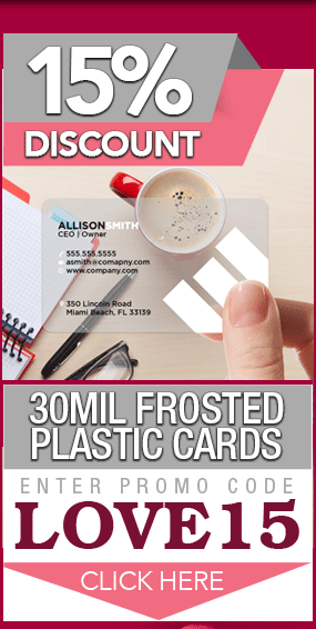 Frosted Plasitc Card Printing Special