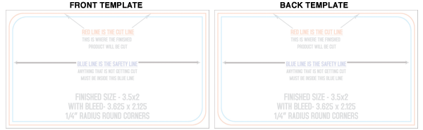 2 Rounded Corner Business Card Template.