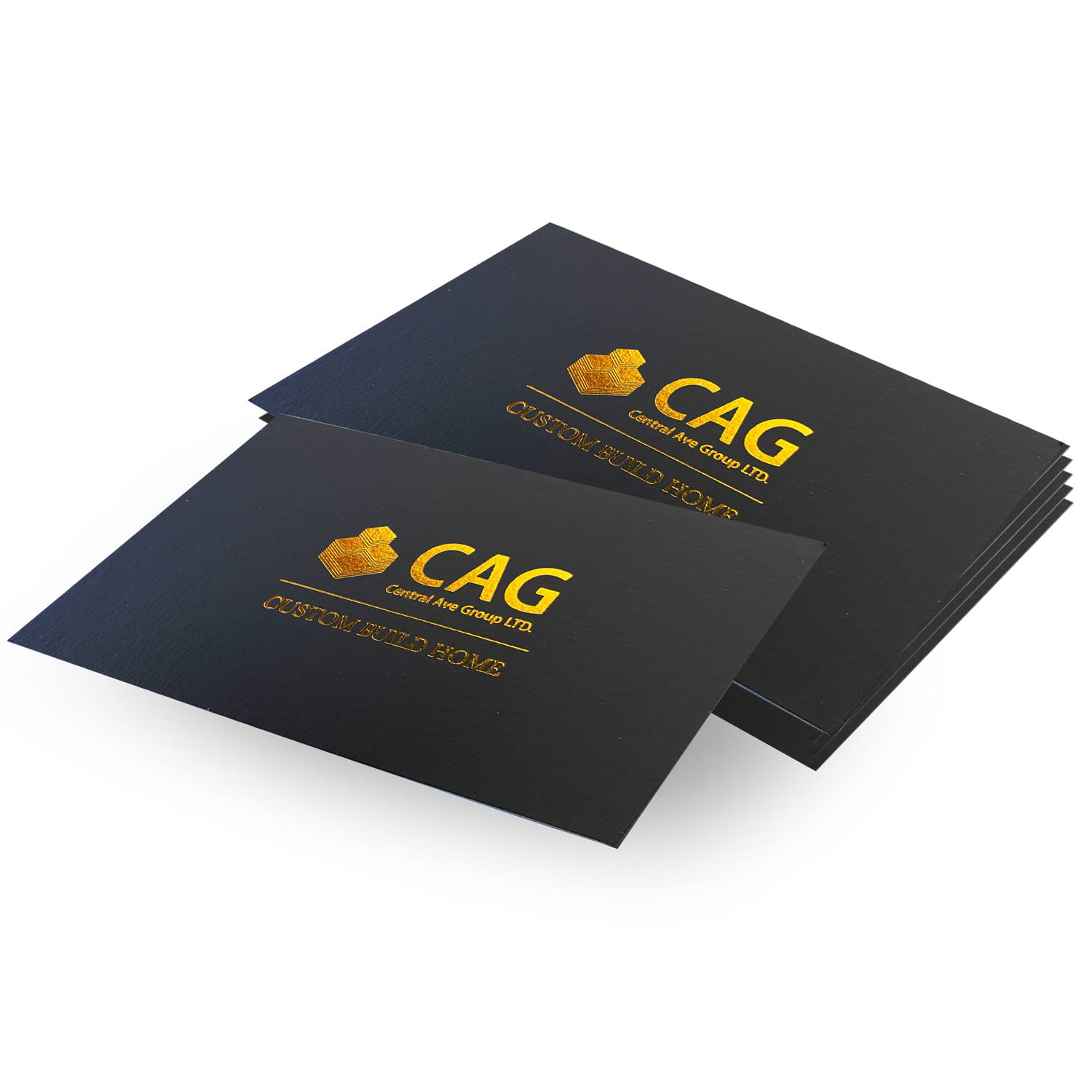 Black Suede Business Cards
