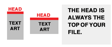 Head to Head Printing Example