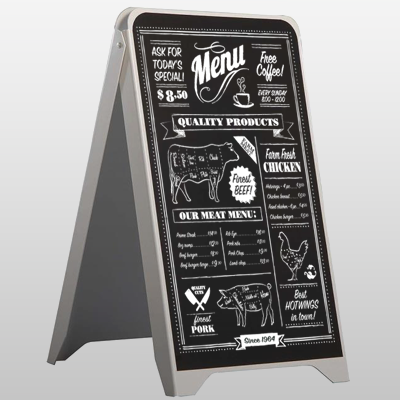 Clear Acrylic Table Top Restaurant Menu Sign Holder 5 X 7 h