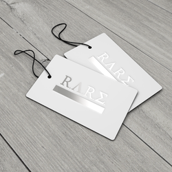 16pt Silk Hang Tags luxury hang tags, foil stamped hang tag printing, hangtag foil printing