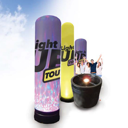 Inflatable Pillars inflatable pillar printing, inflatable pillars, led pillar