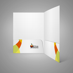 Pocket Folders 14pt Dull Matte pocket folder printing, cheap presentation folders, custom folders