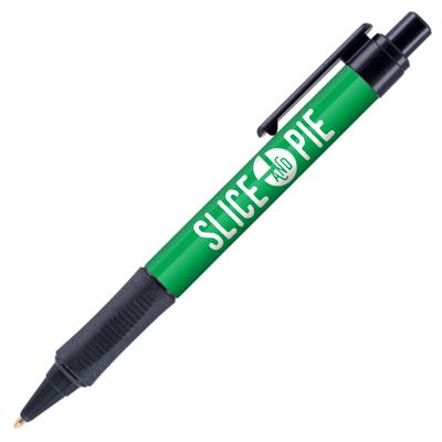 Retractable-Grip-Pen-Green