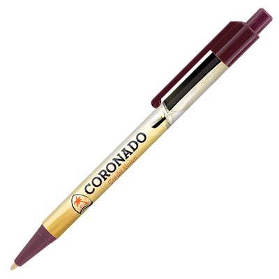 Retractable-Promo-Pens-Plus-Color-Trim-Burgundy