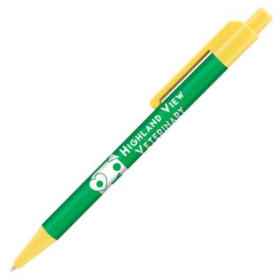 Retractable-Promo-Pens-Plus-Color-Trim-Yellow