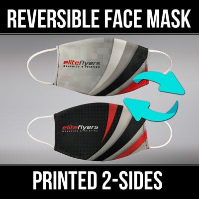 custom printed reversible face masks printed in full color on 2-sides
