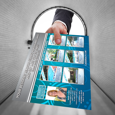 Door Hangers Printed in Full Color on 16pt Card Stock, with UV Gloss or Matte Finish by Elite Flyers
