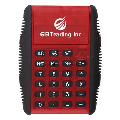flip-calculators-imprinted-with-logo-red