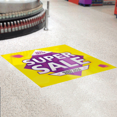 Carpet Floor Vinyl Decals  Removable Event Signage - Want Stickers