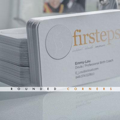 24pt Linen Business Cards