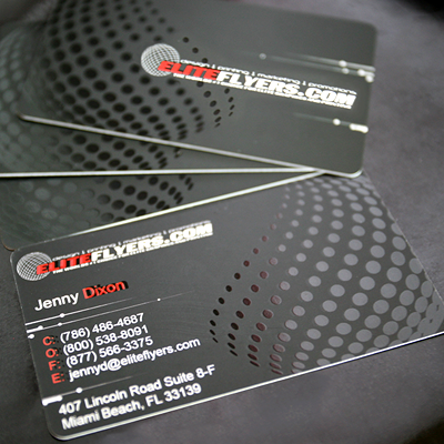 Silk Business Cards with Spot UV