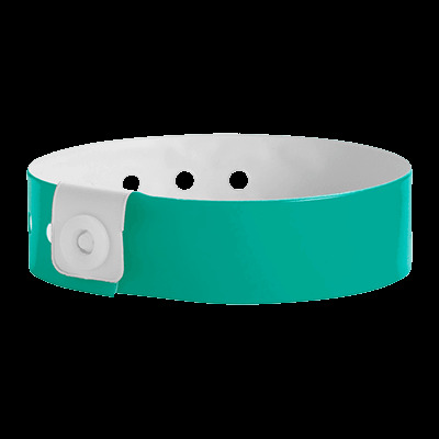 teal-vinyl-wristbands-custom-printed