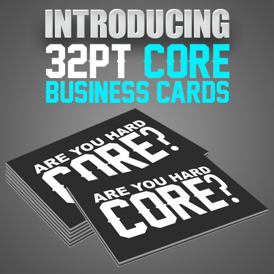 32pt Core Business Cards core business card printing, premium business cards, luxury business card