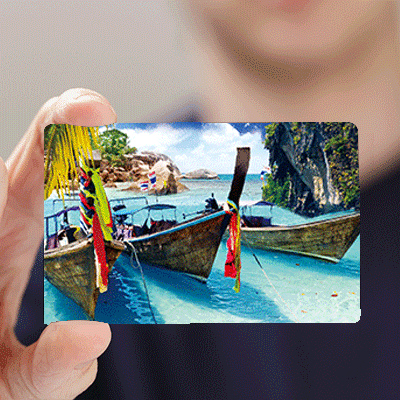 lenticular 3D postcard printing, custom lenticular photo card, motion postcards