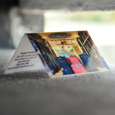 14pt Folded Business Cards business card printing natural white prints, light business cards