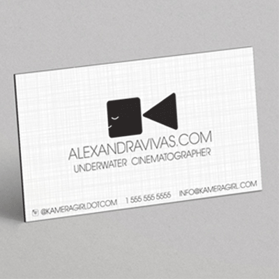 Linen Business Cards