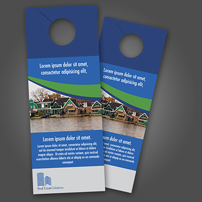 Door Hangers Printed in Full Color on 16pt Card Stock, with UV Gloss or  Matte Finish by Elite Flyers