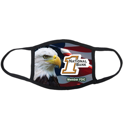 Polyester Fabric Face Masks face mask with company logo, fabric face mask, branded face mask