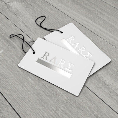 luxury hang tags, foil stamped hang tag printing, hangtag foil printing