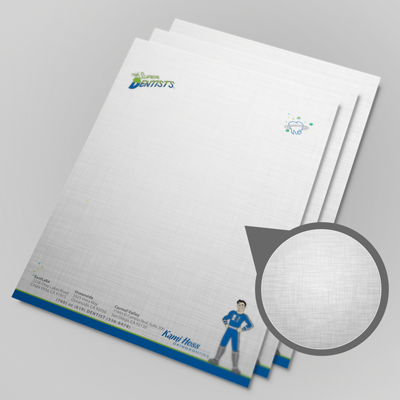 70lb Linen Letterhead letterhead printing, stationery printing, custom print service