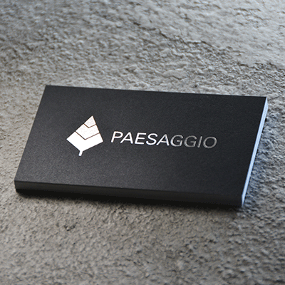 14pt Dull Matte with Foil Stamping foil business cards, metallic business cards, silver foil business card