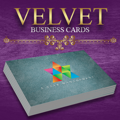 16pt Velvet Business Cards velvet business card printing, soft touch business cards, best business cards