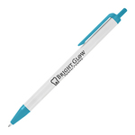 Promo-Pens-White-Barrel-Teal-Trim