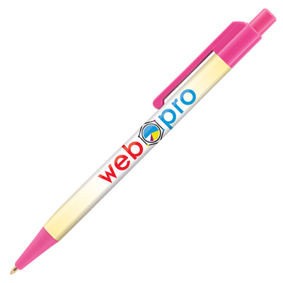 Retractable-Promo-Pens-Plus-Color-Trim-Magenta