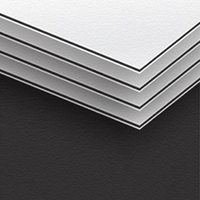 Sophisticated 32pt business card with a sleek black core edge, providing a refined, elegant finish ideal for upscale brands and professionals