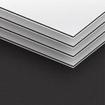 Sophisticated 32pt business card with a sleek black core edge, providing a refined, elegant finish ideal for upscale brands and professionals