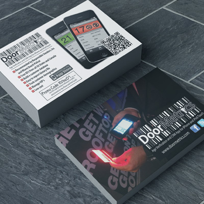 short run flyer printing in full color on thick 16pt card stock by short run flyers