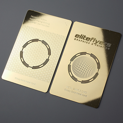 Glossy Gold Business Cards – Shine Bright in Every Exchange