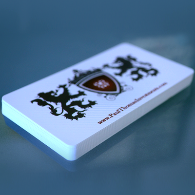 Plastic Business Cards Printed On 20mil White Plastic In Full Color