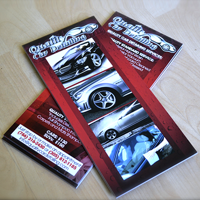 flyer printing printed in full color on thick 16pt card stock with